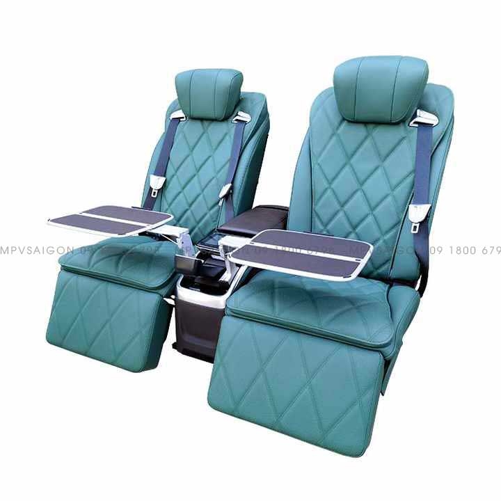 Combo hai ghế limousine và con ngựa bàn xếp - nâng cấp 7 chỗ thành 4 chỗ thương gia