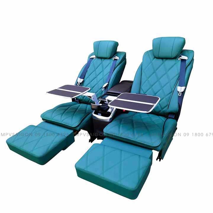 Combo hai ghế limousine và con ngựa bàn xếp - nâng cấp 7 chỗ thành 4 chỗ thương gia