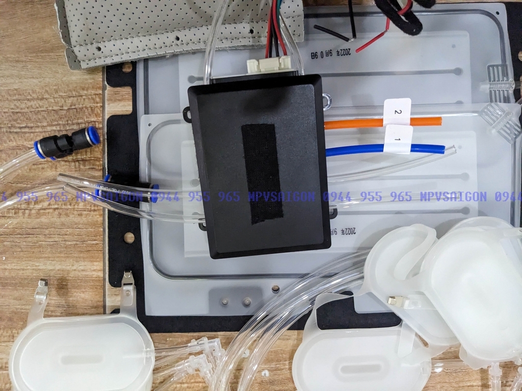 Nâng cấp - độ ghế matxa bóng hơi 8 vị trí và đệm lưng 4 hướng ghế kiểu Mercedes cao cấp