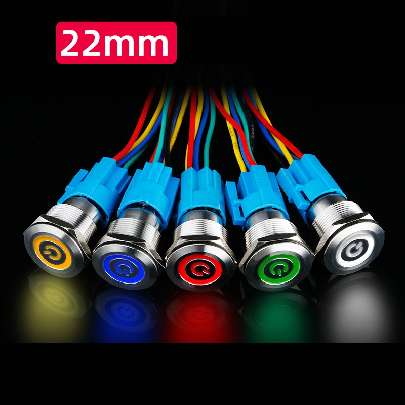 Công tắc 22mm LED nguồn