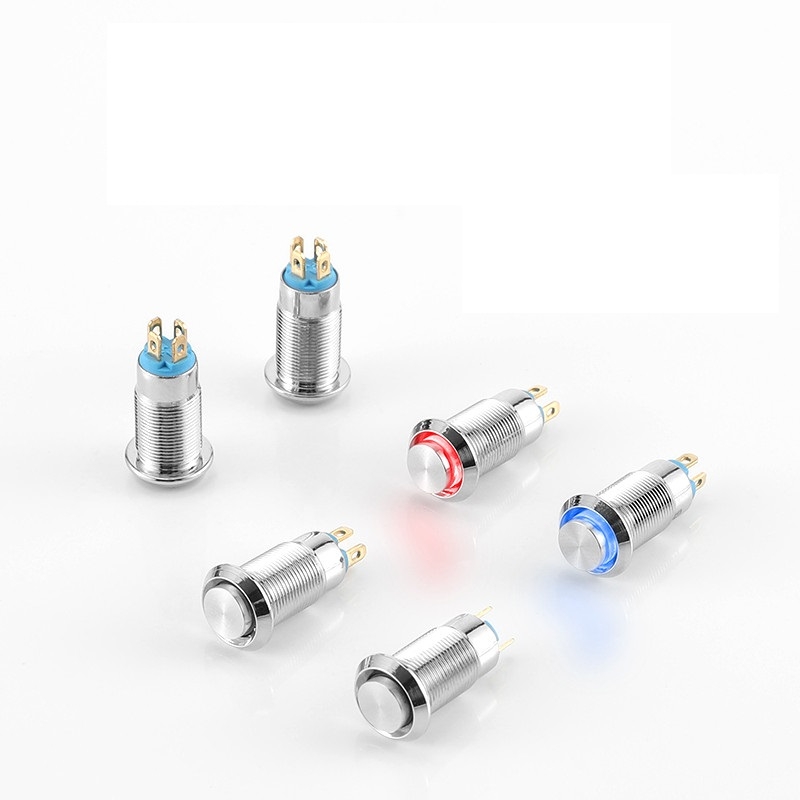 Công tắc 8mm LED tròn