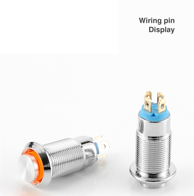 Công tắc 8mm LED tròn