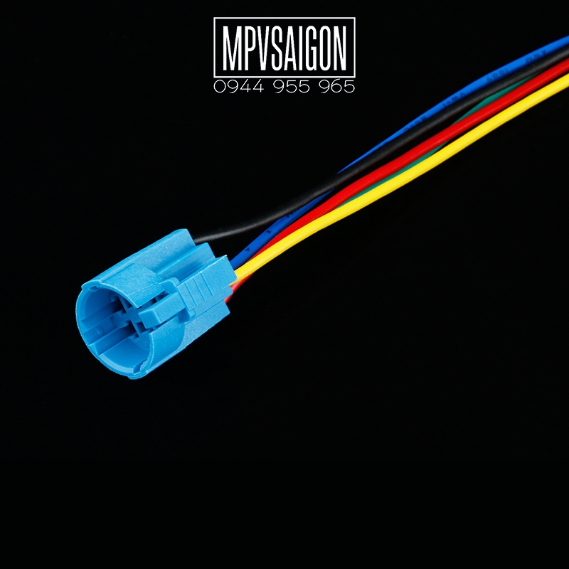 Công tắc LED tròn 19mm kim loại 12V Có giắc, Nhấn nhả/ Trắng