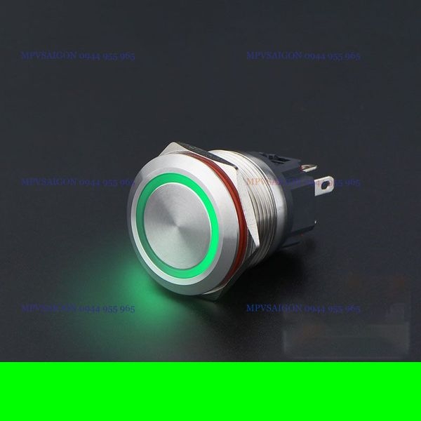 Công tắc 22mm LED tròn- chân giắc