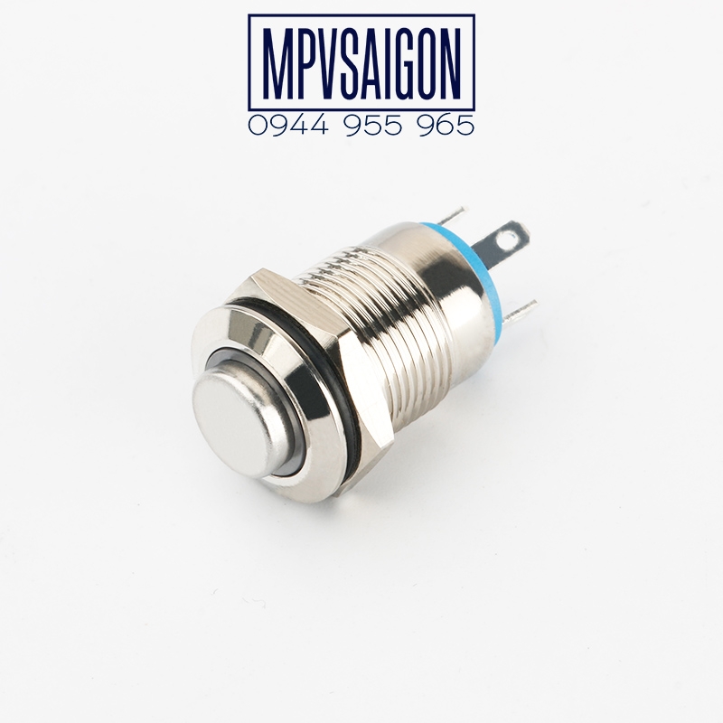 Công tắc LED kim loại 12mm 12V 24V chống nước Nhấn khóa