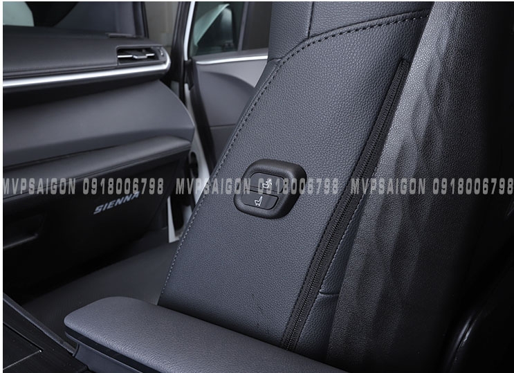 Công tắc phụ điều khiển ghế - gắn trên hông lưng ghế phụ xe ô tô