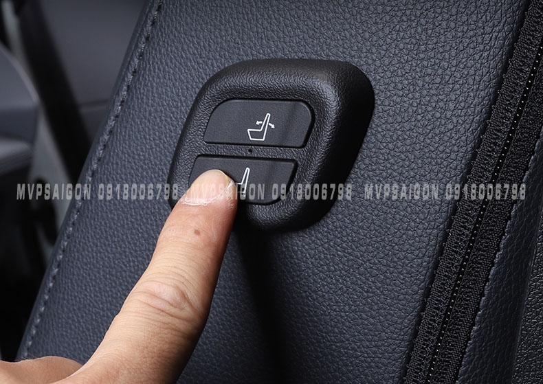 Công tắc phụ điều khiển ghế - gắn trên hông lưng ghế phụ xe ô tô