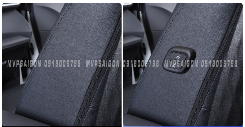 Công tắc phụ điều khiển ghế - gắn trên hông lưng ghế phụ xe ô tô