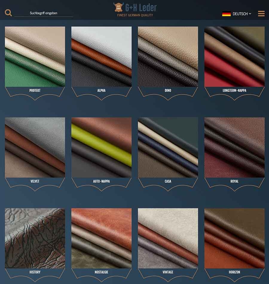 DA AUTO NAPPA G+H LEDER VREDEN – DA BÒ NHẬP KHẨU TỪ ĐỨC CHO XE HƠI