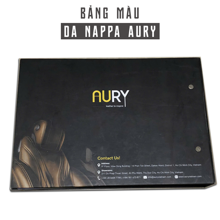 Da Nappa nhập khẩu Ý thượng hạng Aury - Bọc ghế ô tô đẳng cấp