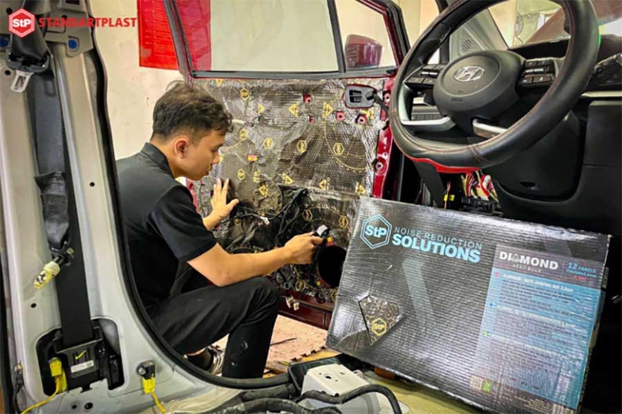 Cách âm xe hơi bằng vật liệu STP