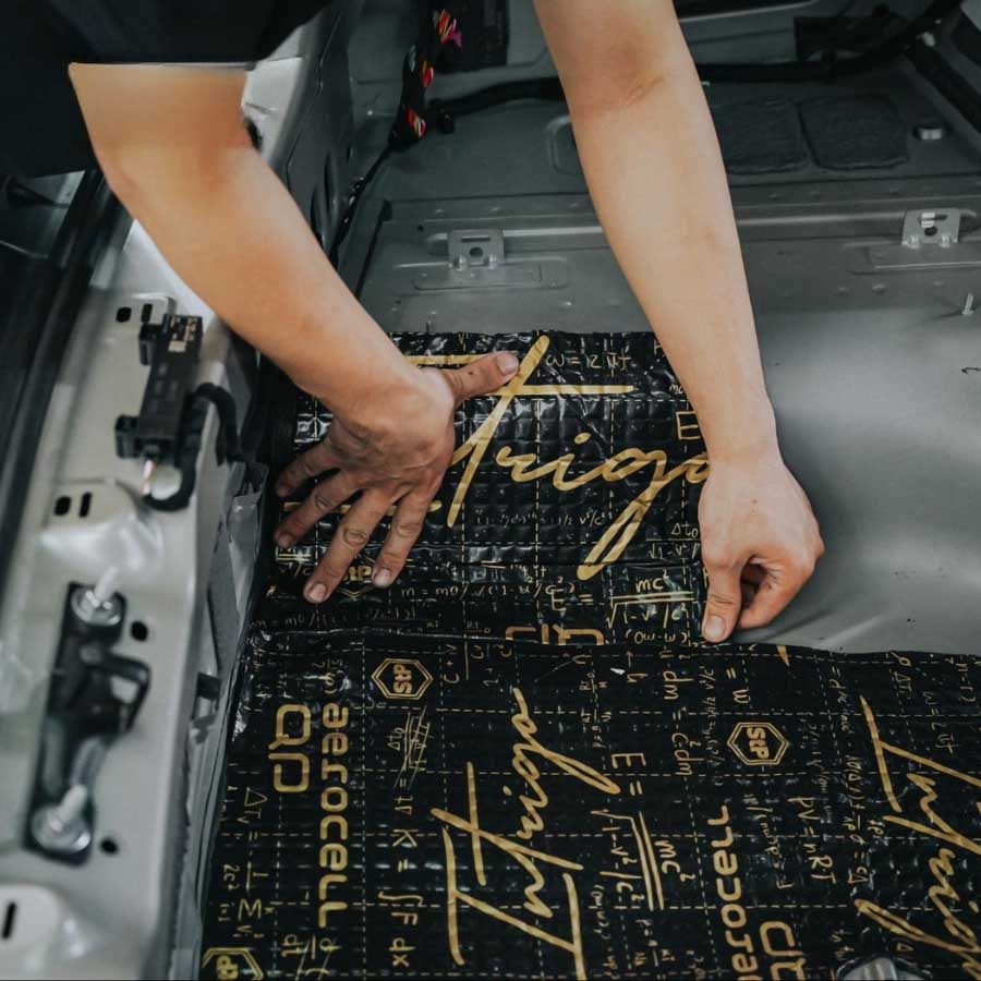 Cách âm xe hơi bằng vật liệu STP