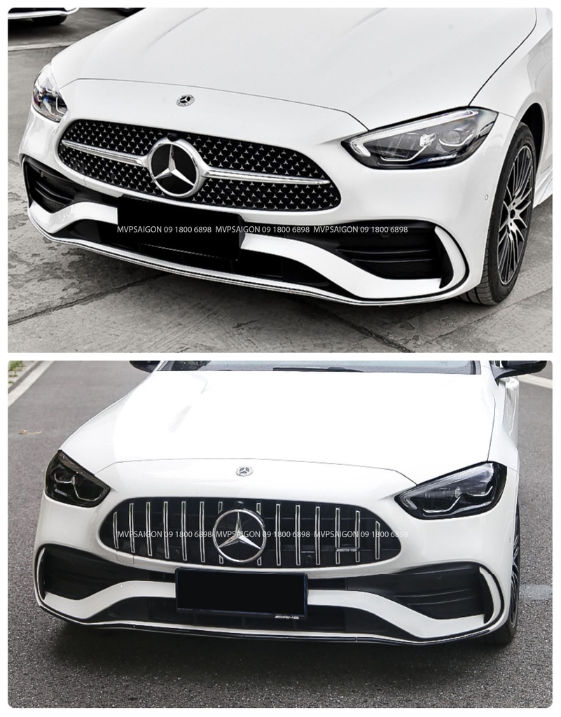 Dán decal màu khói chi tiết đèn Benz C class C200 GLC