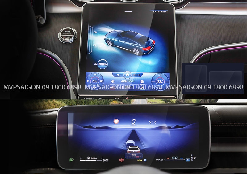 Dán PPF nội thất Benz C-class GLC C200 C300 2023-2024