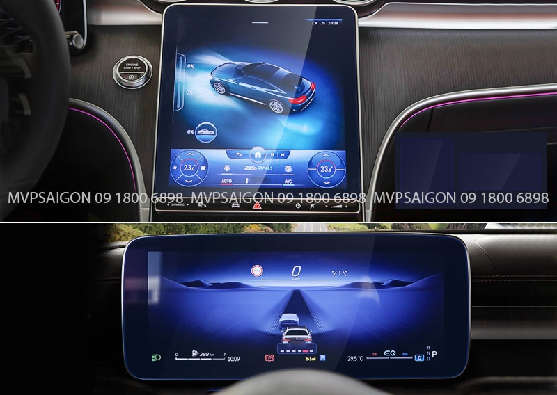 Dán PPF nội thất Benz C-class GLC C200 C300 2023-2024