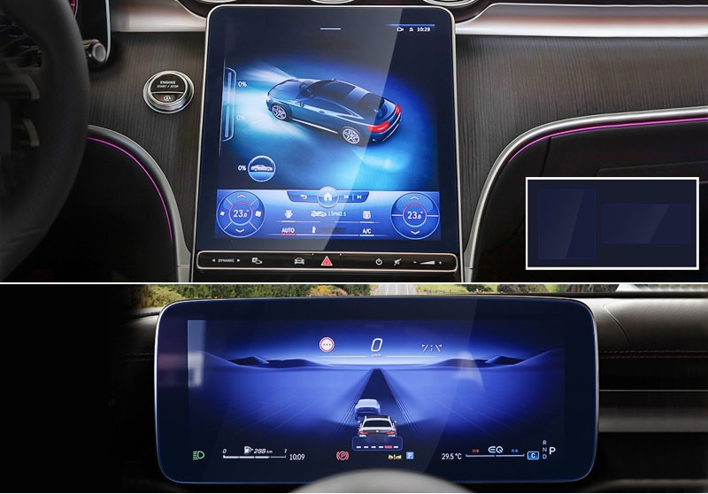 Dán PPF nội thất Benz C-class GLC C200 C300 2023-2024