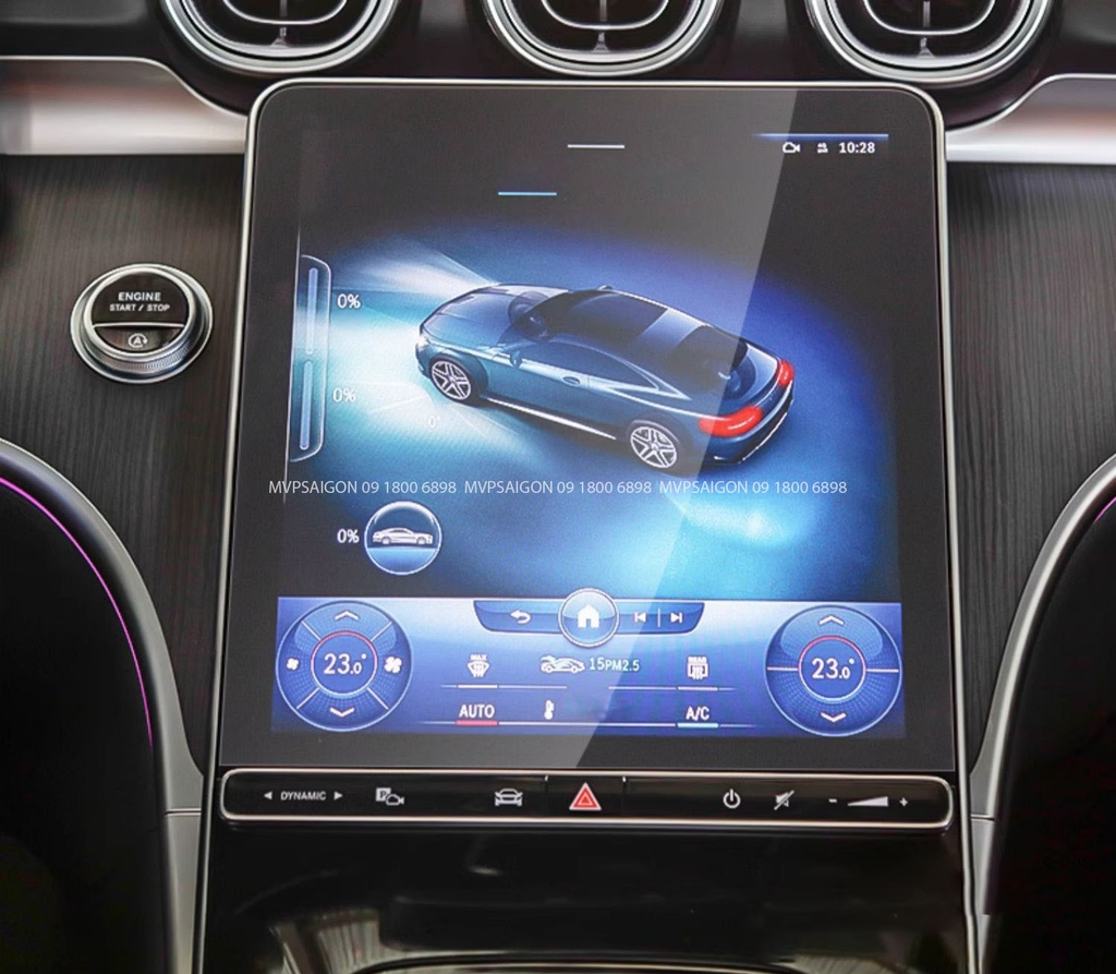 Dán PPF nội thất Benz C-class GLC C200 C300 2023-2024