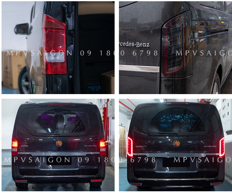 Đèn hậu V250 nâng cấp bản V260 mới nhất