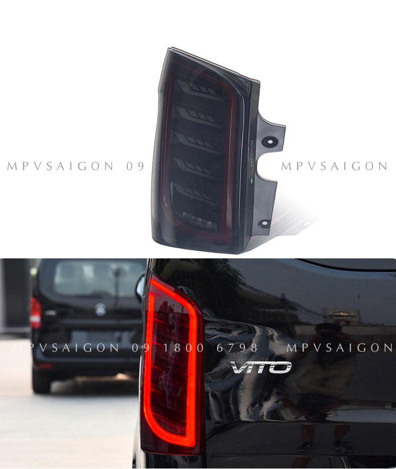 Đèn hậu V250 nâng cấp bản V260 mới nhất