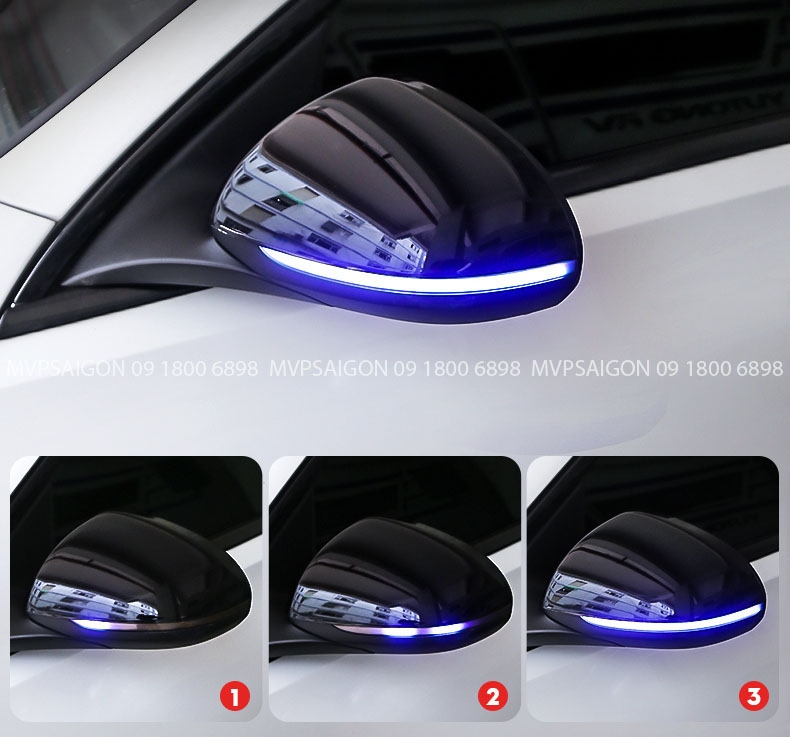 Đèn LED chạy dòng nước gương chiếu hậu Benz C class C200 C300 2022~2023