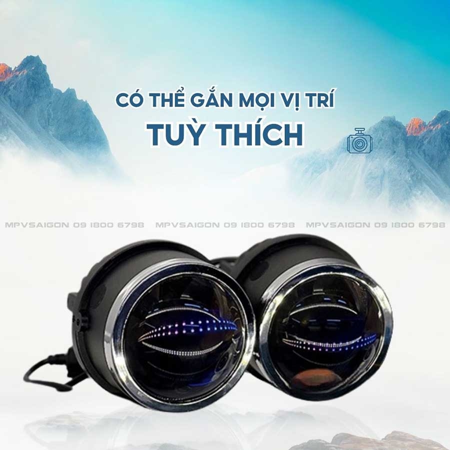 Đèn LED gầm ô tô Rain Master siêu sáng chống nước và có laser