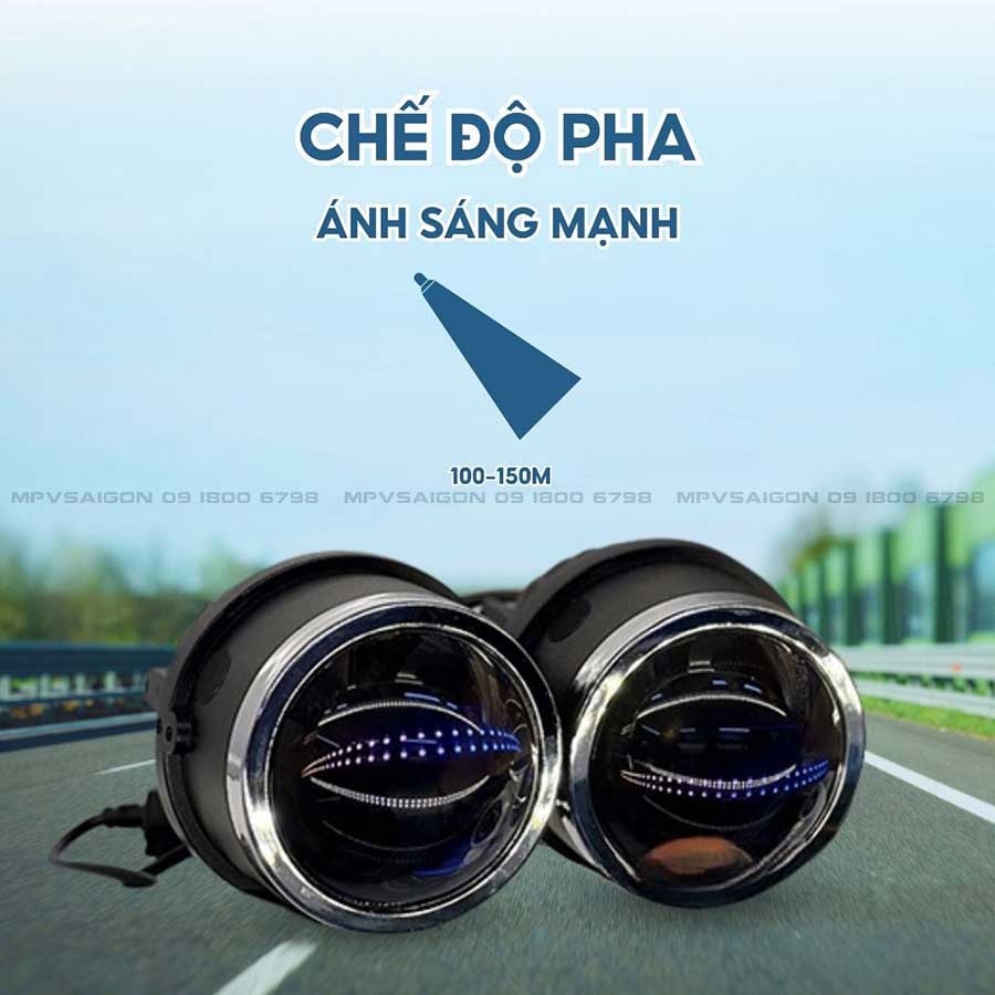 Đèn LED gầm ô tô Rain Master siêu sáng chống nước và có laser