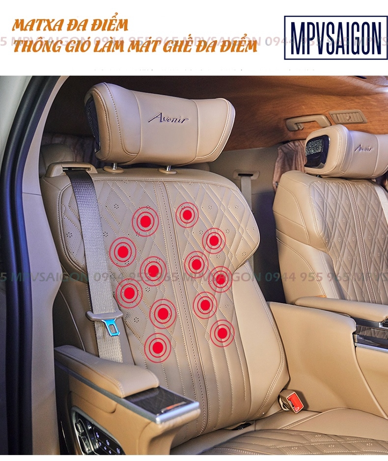 Nâng cấp ghế Limousine Honda Odyssey