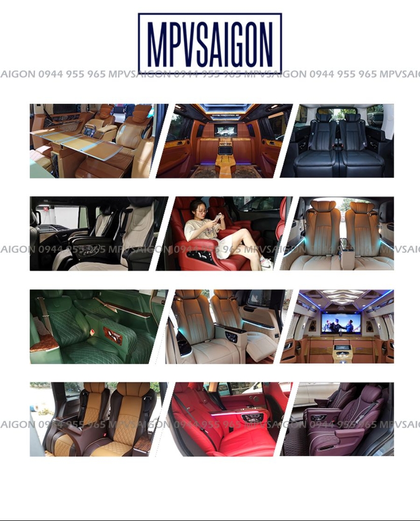Độ nội thất xe MPV SUV 5 chỗ 7 chỗ Limousine đẳng cấp
