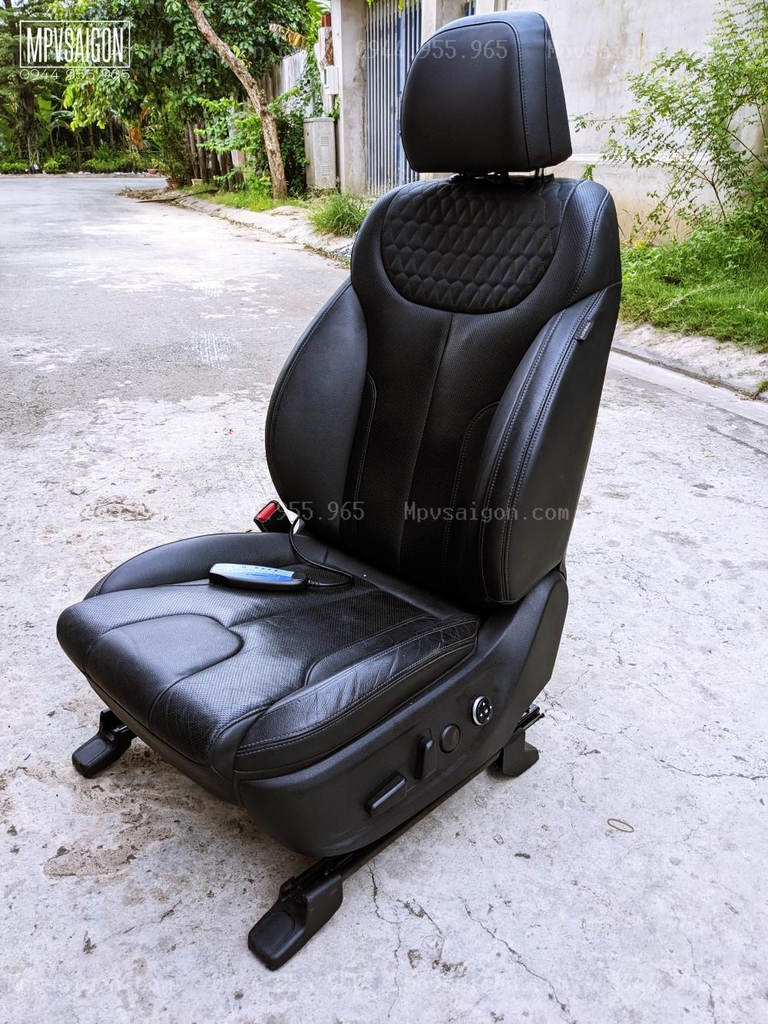 Độ Massage cho ghế xe Huyndai Santafe