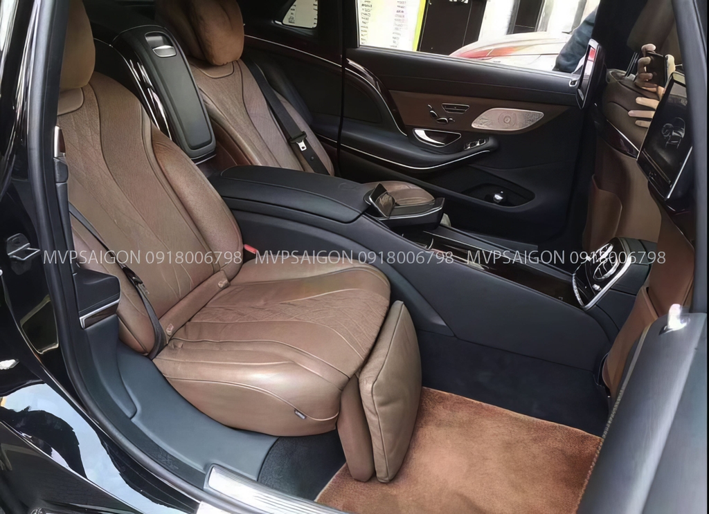 Độ nâng chân chỉnh điện dùng công tắc zin Benz S350 S450 W222 2015~2025