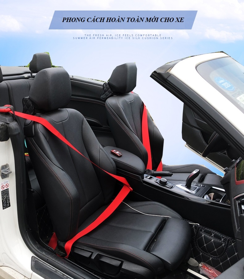 Đổi màu sắc dây đai an toàn xe ô tô- thay dây an toàn xe ô tô