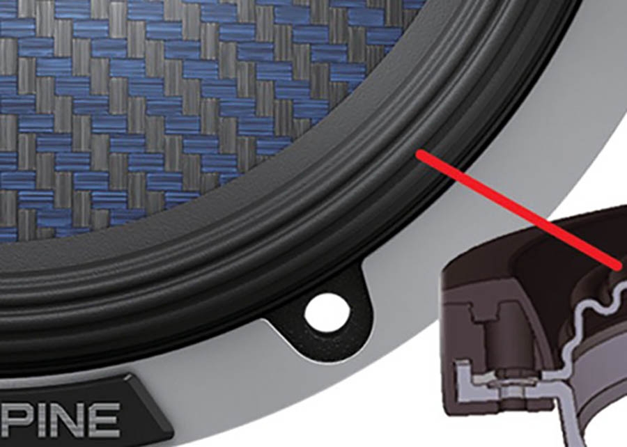 ALPINE DP-653 LOA 3 WAY CÔNG NGHỆ HYBRID FIBER