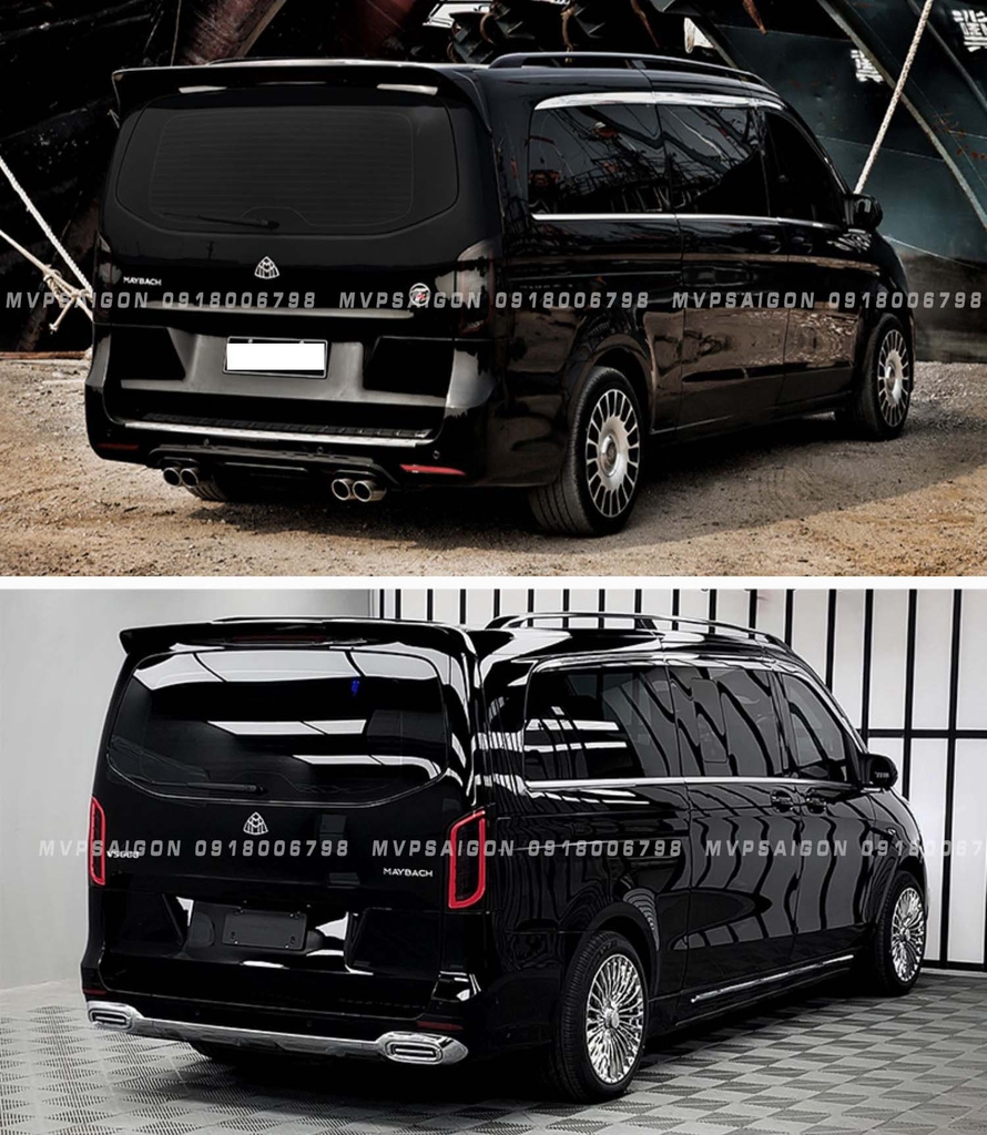 Đuôi gió cánh lướt gió mới nhất cho Benz V250