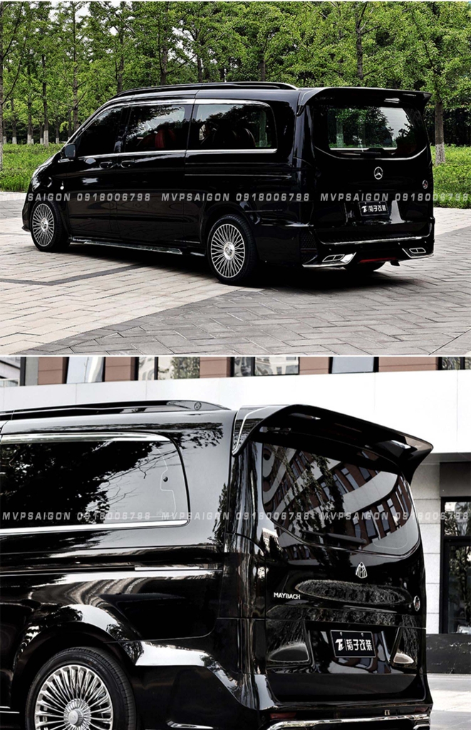 Đuôi gió cánh lướt gió mới nhất cho Benz V250