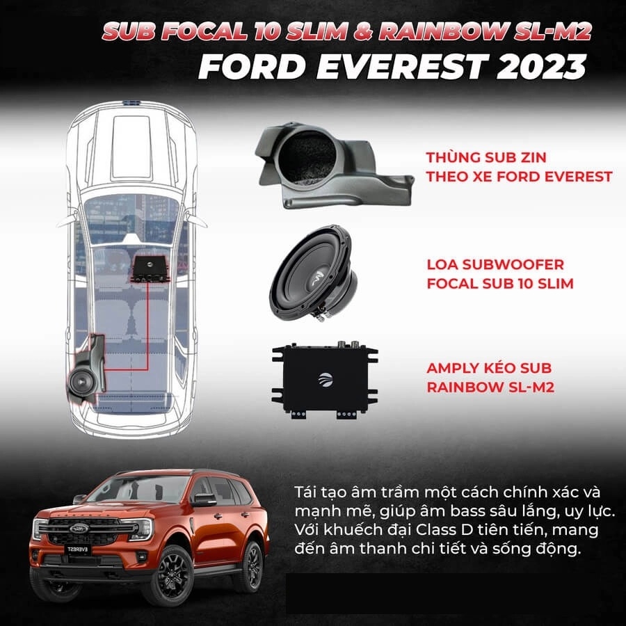 EVEREST NÂNG CẤP LOA SUB HƠI FOCAL FLAX EVO P25 PSE: Giải pháp ngon bổ rẻ cho hệ thống âm thanh zin