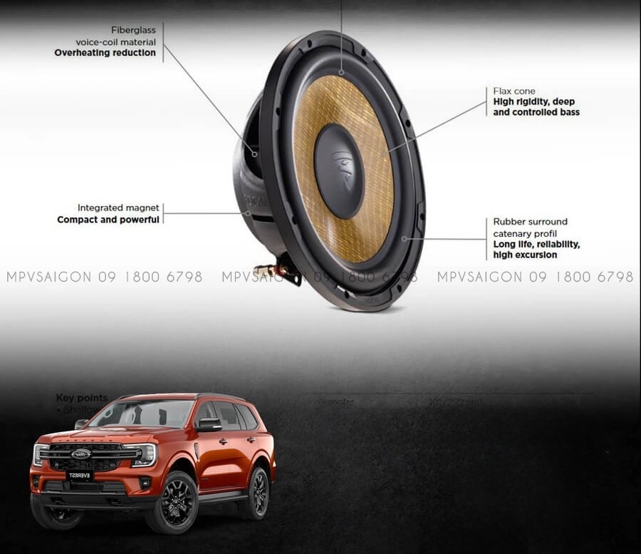 EVEREST NÂNG CẤP LOA SUB HƠI FOCAL FLAX EVO P25 PSE: Giải pháp ngon bổ rẻ cho hệ thống âm thanh zin