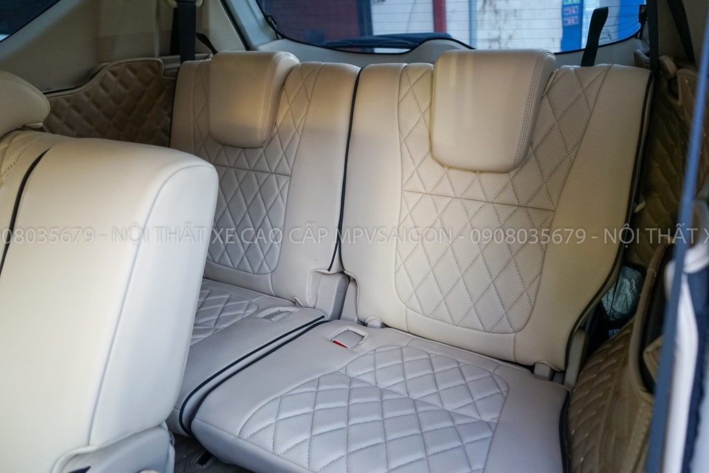 Bọc da ghế Mitsubishi Xpander sử dụng da Nappa cao cấp tại MPVSAIGON