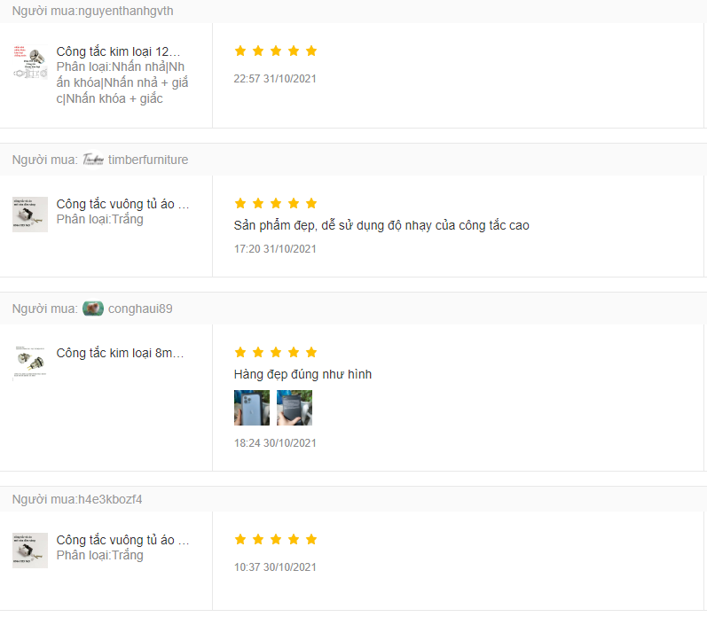 Công tắc 12mm kim loại đầu cao (chân giắc ghim)