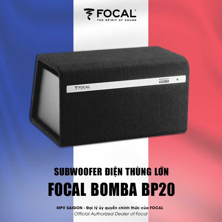 Focal BOMBA BP20: sub điện với thùng lớn đánh khoẻ