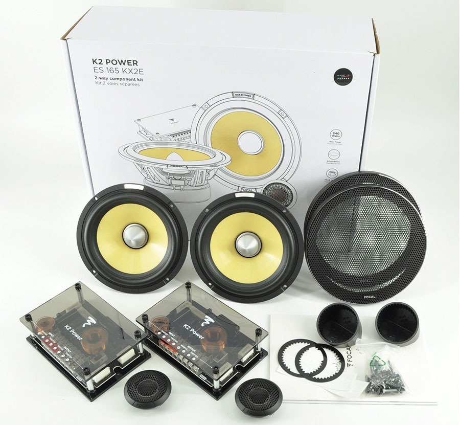 Focal ES 165 KX2E - Hệ thống loa 2 chiều, loa tweeter vòm ngược chữ M