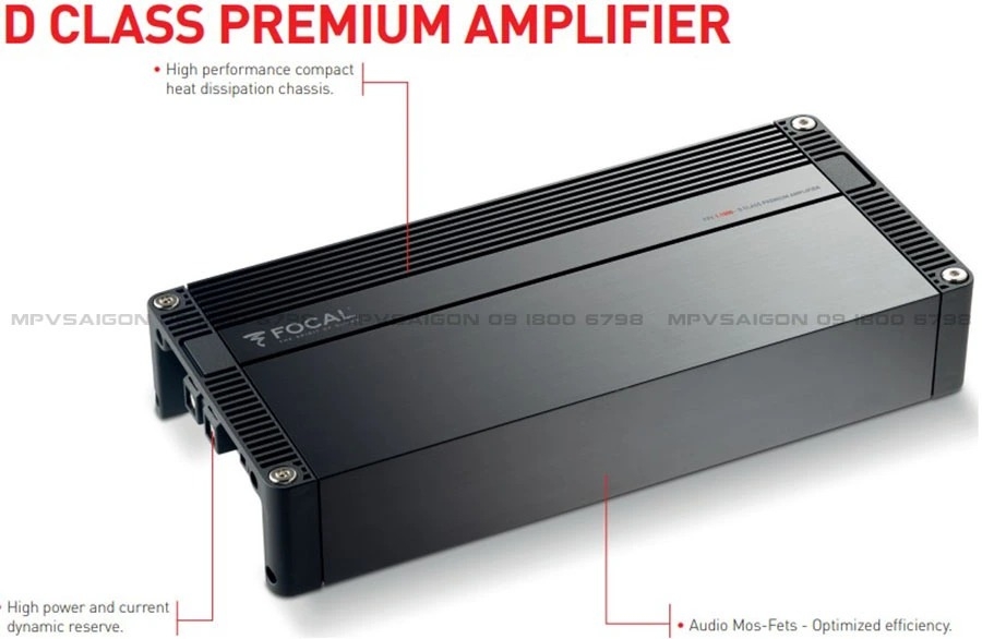 Focal FPX 1.1000: amply mono 1 kênh công suất cao