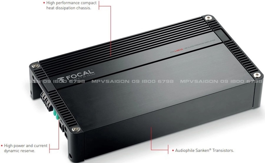 Focal FPX 4.400SQ: amply đa kênh cao cấp