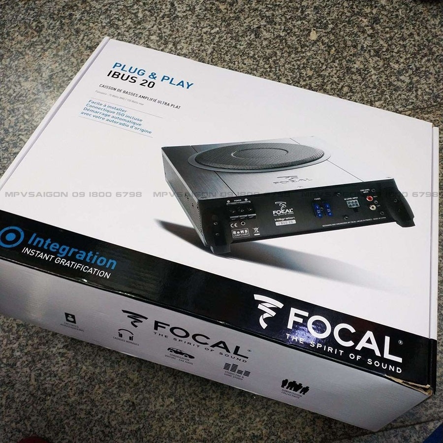 Focal IBUS 20 - Sub điện mỏng từ Pháp