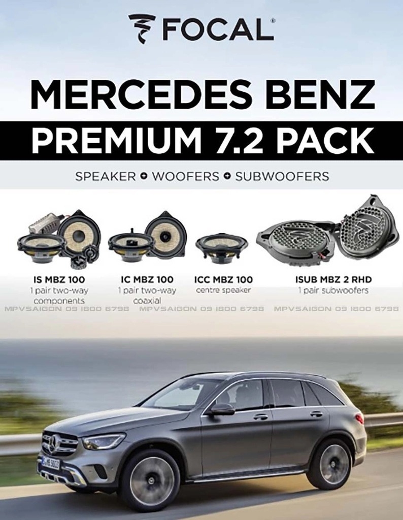 FOCAL IC MBZ 100 - Loa Pháp chuyên dụng cho Mercedes Benz