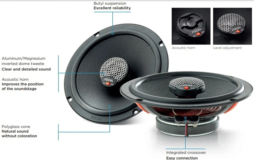 FOCAL ICU 165 - Loa cánh universal lắp cho toàn bộ dòng xe