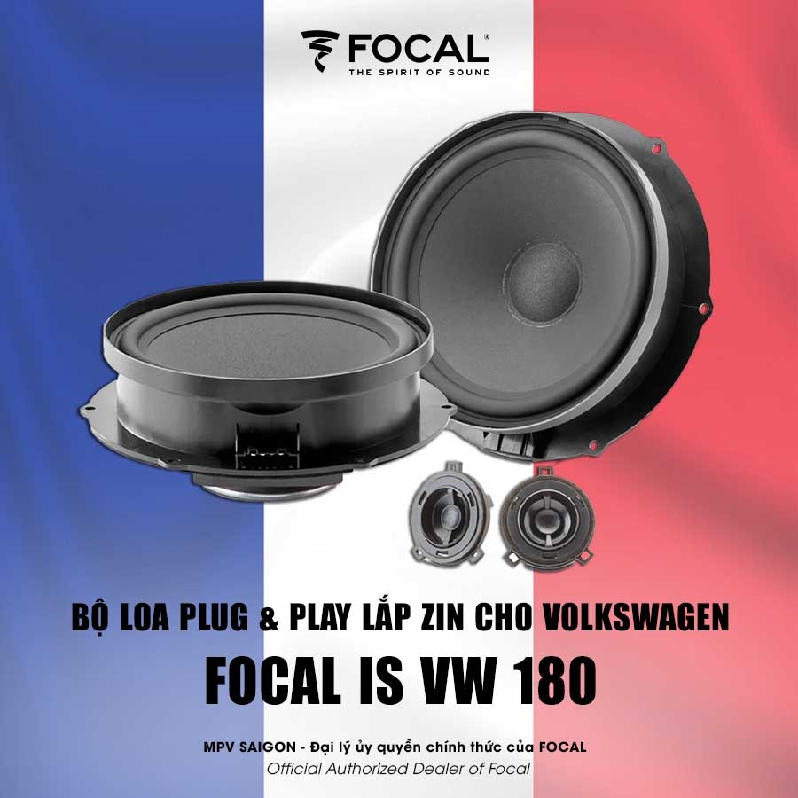 FOCAL IS VW 180: bộ loa plug & play đẳng cấp Pháp lắp đặt zin cho Volkswagen