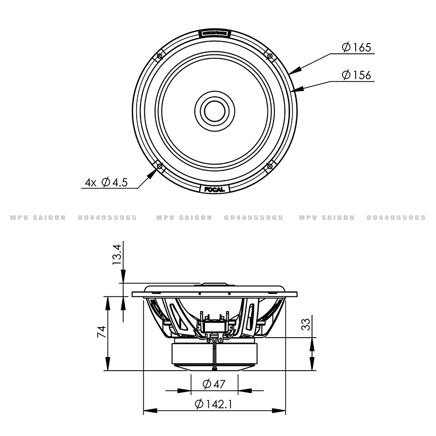 Focal K2 Power EC 165 KE