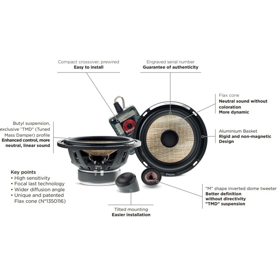 Focal PS 165 FE - Loa phân tần 2 đường tiếng Made in France