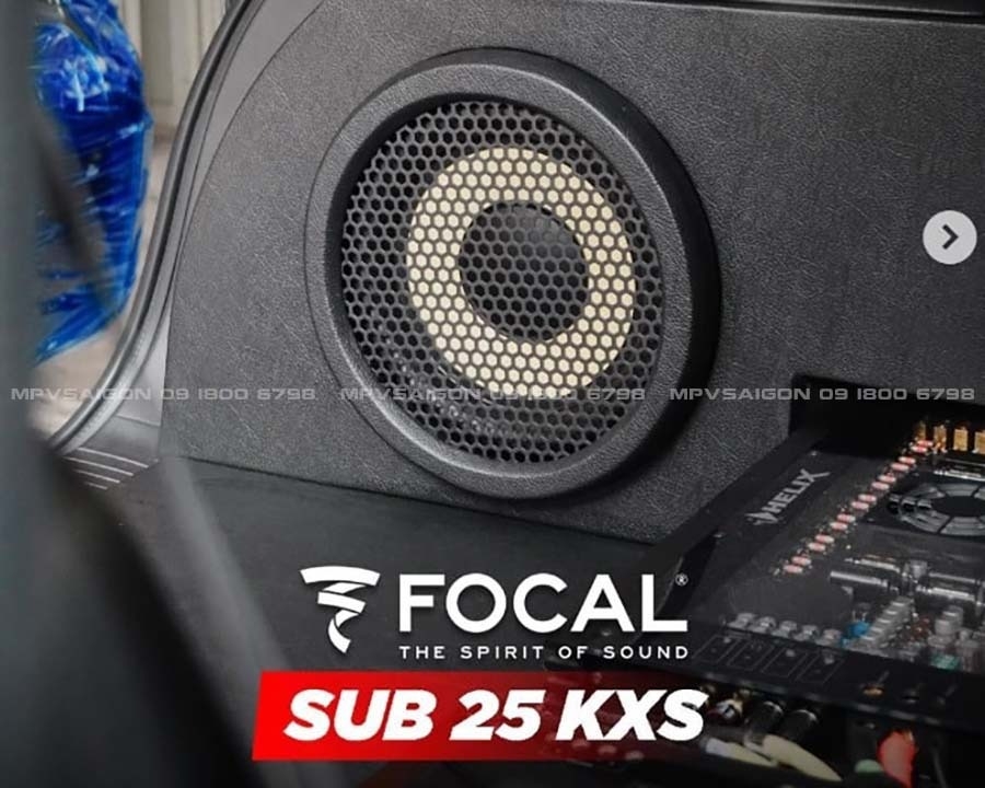 Focal Sub 25 KXS - Sub hơi 10 inch mỏng với màng loa aramid fiber đẳng cấp