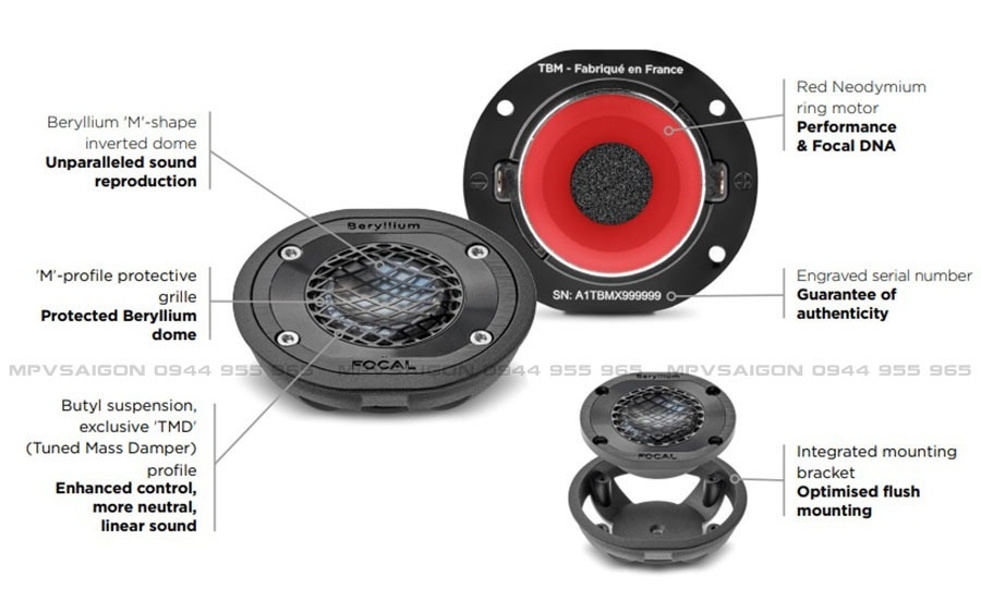 Focal Utopia M TBM: bộ tweeter đẳng cấp